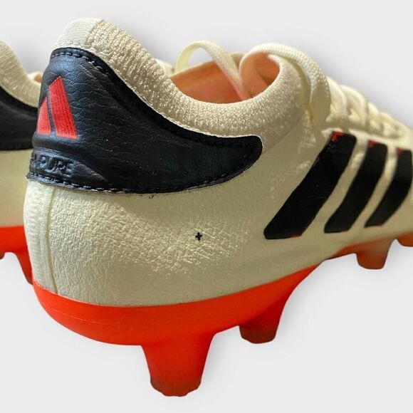 Adidas Copa Pure 2 Plus+ FG Ivory Core Black Solar Red Mens size 4.5/ Womens 5.5 - Picture 5 of 9
